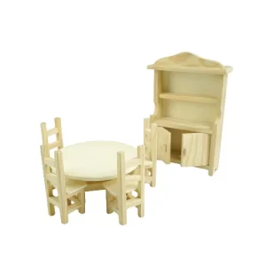 Conjunto Mesa Cadeira E Armário Bonecas