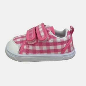 Ténis de Lona Koi Branco&Rosa – Blanditos by Crio’s