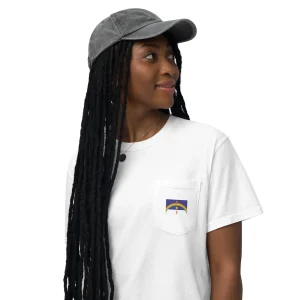 Camiseta de Bolso Pernambucano - Bandeira do Pernambuco - Brasil - unissex Oxe - Roupa Regional Brasileira | Berimba